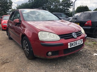 Location: Mitcham - 2005 VOLKSWAGEN GOLF S SDI 5 Door Hatchback REG: BK05LCV, Keys: No, MOT Expiry date: 26/06/2025, 1968 Diesel, 5 Speed Manual Diesel, Former Keepers: 6