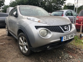 Location: Mitcham - 2012 NISSAN JUKE ACENTA DCI 5 Door Hatchback REG: LD12VMX, Keys: No, MOT Expiry date: 21/11/2025, 1461 Diesel, 6 Speed Manual Diesel, Former Keepers: 4