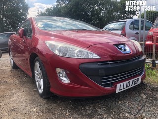 Location: Mitcham - 2010 PEUGEOT 308 SE CC THP 156 AUTO Convertible REG: LL10XBR, Keys: No, MOT Expiry date: 28/06/2026, 1598 Petrol, 6 Speed Auto Petrol, Former Keepers: 4