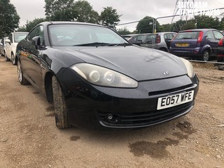 Location: Mitcham - 2007 HYUNDAI COUPE SIII Coupe REG: EO57WFE, Keys: No, MOT Expiry date: 20/11/2024, 1975 Petrol, 4 Speed Manual Petrol, Former Keepers: 5