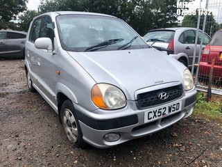 Location: Mitcham - 2002 HYUNDAI AMICA GSI AUTO 5 Door Hatchback REG: CX52WSD, Keys: No, MOT Expiry date: 13/03/2026, 999 Petrol, 4 Speed Auto Petrol, Former Keepers: 8