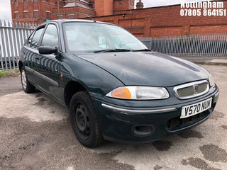Location: Nottingham - 1999 ROVER 216I E 16V 5 Door Hatchback REG: V570NUM, Keys: Yes, MOT Expiry date: 23/03/2026, 1589 Petrol, 5 Speed Manual Petrol, Former Keepers: 8