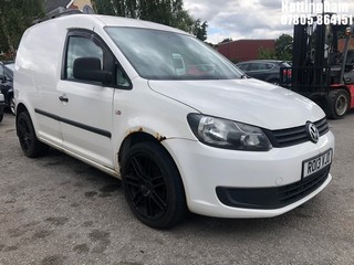 Location: Nottingham - 2013 VOLKSWAGEN CADDY C20 TDI 102 Panel Van REG: RO13VJD, Keys: No, MOT Expiry date: 23/02/2024, 1598 Diesel, 5 Speed Manual Diesel, Former Keepers: 8