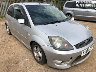 Location: Peterborough - 2007 FORD FIESTA ZETEC CLIMATE 3 Door Hatchback REG: KU07CVY, Keys: No, MOT Expiry date: 21/05/2026, 1388 Petrol, 5 Speed Manual Petrol, Former Keepers: 3