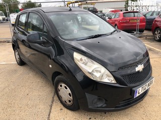 Location: Brentwood - 2012 CHEVROLET SPARK PLUS 5 Door Hatchback REG: LT12NBX, Keys: No, MOT Expiry date: 01/11/2023, 995 Petrol, 5 Speed Manual Petrol, Former Keepers: 3