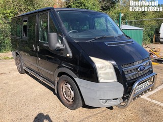 Location: Brentwood - 2008 FORD TRANSIT 110 T280S TREND T Minibus REG: HN58DZZ, Keys: No, MOT Expiry date: 21/12/2024, 2198 Diesel, 5 Speed Manual Diesel, Former Keepers: 4