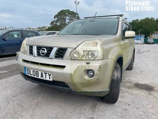 Location: Plymouth - 2008 NISSAN X-TRAIL AVENTURA EXPL DCI Estate REG: DL08ATY, Keys: No, MOT Expiry date: 29/03/2024, 1995 Diesel, 6 Speed Manual Diesel, Former Keepers: 3
