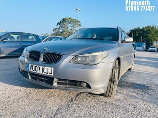 Location: Plymouth - 2007 BMW 520D SE TOURING Estate REG: VU07KJJ, Keys: No, MOT Expiry date: 03/12/2024, 1995 Diesel, 6 Speed Manual Diesel, Former Keepers: 6