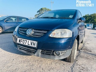 Location: Plymouth - 2007 VOLKSWAGEN URBAN FOX 75 3 Door Hatchback REG: WF07LVH, Keys: No, MOT Expiry date: 13/03/2025, 1390 Petrol, 5 Speed Manual Petrol, Former Keepers: 1