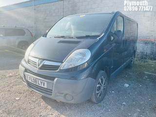 Location: Plymouth - 2008 VAUXHALL VIVARO 2900 CDTI SWB Panel Van REG: FL08LYV, Keys: No, MOT Expiry date: 23/04/2024, 1995 Diesel, 6 Speed Manual Diesel, Former Keepers: 3