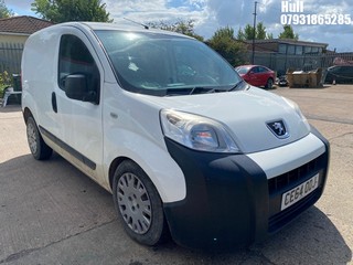 Location: Hull - 2014 PEUGEOT BIPPER SE HDI Panel Van REG: CE64ODJ, Keys: No, MOT Expiry date: 31/08/2022, 1248 Diesel, 5 Speed Manual Diesel, Former Keepers: 4