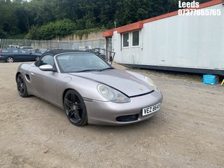 Location: Leeds - 2002 PORSCHE BOXSTER 2 Door Saloon 	 REG: VEZ8649, 2700cc Petrol, MANUAL, Former Keepers: 16, Keys: Yes, MOT Expiry date: 25-03-2026