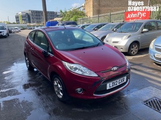 Location: Hayes - 2012 FORD FIESTA ZETEC 3 Door Hatchback REG: LD12GXR, Keys: No, MOT Expiry date: 26/03/2025, 1242 Petrol, 5 Speed Manual Petrol, Former Keepers: 6