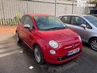 Location: Hayes - 2007 FIAT 500 SPORT RHD 3 Door Hatchback REG: EN57EDC, Keys: No, MOT Expiry date: 29/12/2025, 1368 Petrol, 6 Speed Manual Petrol, Former Keepers: 2