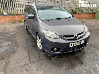 Location: Hayes - 2007 MAZDA 5 FURANO DIESEL MPV REG: AV07MVE, Keys: No, MOT Expiry date: 10/12/2025, 1998 Diesel, 6 Speed Manual Diesel, Former Keepers: 6