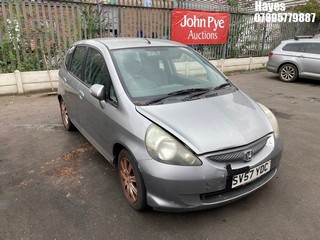 Location: Hayes - 2007 HONDA JAZZ SE 5 Door Hatchback REG: SV57YDC, Keys: No, MOT Expiry date: 08/04/2025, 1339 Petrol, 5 Speed Manual Petrol, Former Keepers: 11
