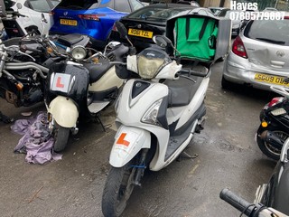Location: Hayes - 2016 SYM SYMPHONY ST 125 Motorcycle REG: LT66WKN, Keys: No, MOT Expiry date: 02/01/2024, 125 Petrol, AUTOMATIC, Former Keepers: 2