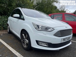 Location: Birmingham - 2017 FORD C-MAX TITANIUM X TURBO MPV REG: YK17OOX, 999cc Petrol, 6 Speed Manual Petrol, Former Keepers: 1, Keys: Required, MOT Expiry date: 23/04/2026