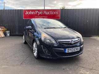 Location: Stapleford - 2013 VAUXHALL CORSA SRI 3 Door Hatchback REG: DY13EVU, Keys: Yes, MOT Expiry date: 28/01/2026, 1398 Petrol, 5 Speed Manual Petrol, Former Keepers: 3