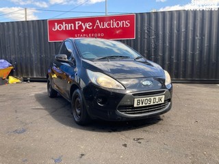 Location: Stapleford - 2009 FORD KA STYLE 3 Door Hatchback REG: BV09DJK, Keys: Yes, MOT Expiry date: 10/03/2025, 1242 Petrol, 5 Speed Manual Petrol, Former Keepers: 7