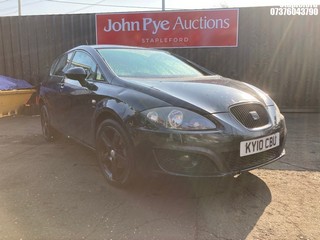 Location: Stapleford - 2010 SEAT LEON SPORT TDI 5 Door Hatchback REG: KY10CBU, Keys: No, MOT Expiry date: 22/02/2026, 1968 Diesel, 6 Speed Manual Diesel, Former Keepers: 6