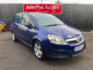 Location: Stapleford - 2006 VAUXHALL ZAFIRA CLUB MPV REG: AO56KZA, Keys: No, MOT Expiry date: 03/02/2025, 1598 Petrol, 5 Speed Manual Petrol, Former Keepers: 5