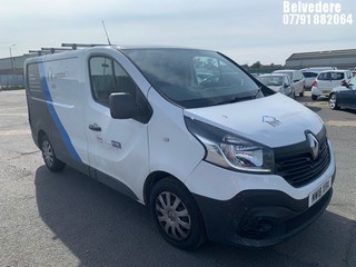 Location: Belvedere - 2018 RENAULT TRAFIC SL29 BUSINESS DCI Panel Van REG: MW18XRX, Keys: No, MOT Expiry date: 26/11/2025, 1598 Diesel, 6 Speed Manual Diesel, Former Keepers: 2