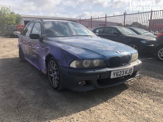 Location: Edinburgh - 2001 BMW 525 I SPORT TOURING Estate REG: Y623KJO, Keys: Yes, MOT Expiry date: 30/03/2025, 2494 Petrol, 5 Speed Manual Petrol, Former Keepers: 16