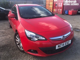 Location: Edinburgh - 2014 VAUXHALL ASTRA GTC SRI CDTI S/S 3 Door Hatchback REG: MT14EXZ, Keys: No, MOT Expiry date: 17/05/2025, 1956 Diesel, 6 Speed Manual Diesel, Former Keepers: 3