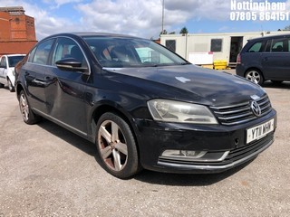 Location: Nottingham - 2011 VOLKSWAGEN PASSAT SE BLUEMOTION TECH Coupe REG: YT11WHM, Keys: No, MOT Expiry date: 28/07/2025, 1968 Diesel, 6 Speed Manual Diesel, Former Keepers: 6