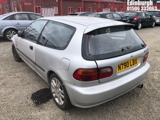 NOTE: ATF Registered Buyers ONLY - Location: Edinburgh - 1995 HONDA CIVIC LSI AUTO 3 Door Hatchback REG: N790LBX, Keys: No, 1493 Petrol, 4 Speed Auto Petrol, Former Keepers: 6