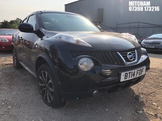 Location: Mitcham - 2014 NISSAN JUKE TEKNA CVT 5 Door Hatchback REG: BT14FDF, Keys: No, MOT Expiry date: 21/01/2026, 1598 Petrol, Variable Speed Auto Petrol, Former Keepers: 5