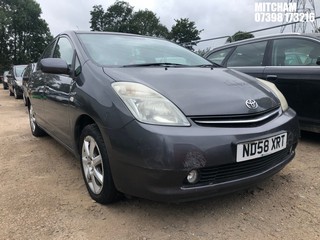 Location: Mitcham - 2008 TOYOTA PRIUS T4 VVT-I AUTO 5 Door Hatchback REG: ND58XRT, Keys: No, MOT Expiry date: 25/02/2025, 1497 Hybrid Electric, Variable 1 Speed Auto Petrol/E, Former Keepers: 5