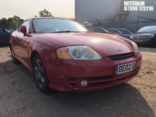 Location: Mitcham - 2002 HYUNDAI COUPE SE Coupe REG: DE02OAO, Keys: No, MOT Expiry date: 27/08/2021, 1975 Petrol, 5 Speed Manual Petrol, Former Keepers: 6