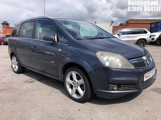 Location: Nottingham - 2007 VAUXHALL ZAFIRA SRI XP 140 MPV REG: KG07EFZ, Keys: No, MOT Expiry date: 28/11/2025, 1796 Petrol, 5 Speed Manual Petrol, Former Keepers: 6