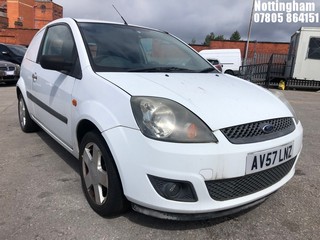Location: Nottingham - 2007 FORD FIESTA TDCI Car Derived Van REG: AV57LNZ, Keys: Yes, MOT Expiry date: 31/07/2024, 1399 Diesel, 5 Speed Manual Diesel, Former Keepers: 8