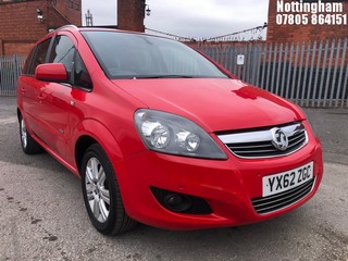 Location: Nottingham - 2012 VAUXHALL ZAFIRA DESIGN MPV REG: YX62ZGC, 1598cc Petrol, 5 Speed Manual Petrol, Former Keepers: 3, Keys: Yes, MOT Expiry date: 14/12/2025