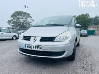 Location: Plymouth - 2007 RENAULT ESPACE TEAM 16V 140 MPV REG: YK07FFM, Keys: No, MOT Expiry date: 02/07/2025, 1998 Petrol, 6 Speed Manual Petrol, Former Keepers: 5