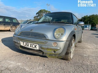 Location: Plymouth - 2001 MINI MINI COOPER 3 Door Hatchback REG: YJ51XCK, Keys: No, MOT Expiry date: 15/03/2023, 1598 Petrol, 5 Speed Manual Petrol, Former Keepers: 14