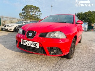 Location: Plymouth - 2007 SEAT IBIZA REFERENCE SPORT 12V 5 Door Hatchback REG: WM07MSO, Keys: No, MOT Expiry date: 23/08/2024, 1198 Petrol, 5 Speed Manual Petrol, Former Keepers: 11