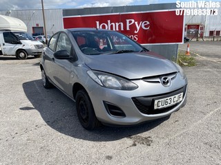 Location: South Wales - 2013 MAZDA 2 TS 5 Door Hatchback REG: CU63CJF, Keys: No, MOT Expiry date: 22/08/2025, 1349 Petrol, 5 Speed Manual Petrol, Former Keepers: 4