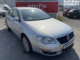 Location: South Wales - 2009 VOLKSWAGEN PASSAT HIGHLINE TDI 110 4 Door Saloon REG: AK09KFR, Keys: No, MOT Expiry date: 03/04/2025, 1986 Diesel, 5 Speed Manual Diesel, Former Keepers: 5