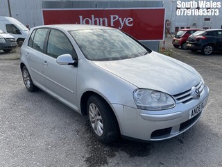 Location: South Wales - 2008 VOLKSWAGEN GOLF MATCH FSI 115 5 Door Hatchback REG: AN08RLU, Keys: No, MOT Expiry date: 10/10/2025, 1598 Petrol, 6 Speed Manual Petrol, Former Keepers: 4