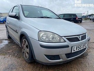 Location: Hull - 2005 VAUXHALL CORSA SXI+ 16V 3 Door Hatchback REG: LV55XFC, Keys: No, MOT Expiry date: 25/04/2025, 1229 Petrol, 5 Speed Manual Petrol, Former Keepers: 7