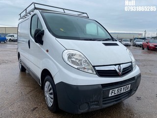 Location: Hull - 2009 VAUXHALL VIVARO 2900 CDTI SWB Panel Van REG: FL59YOA, Keys: No, MOT Expiry date: 08/10/2025, 1995 Diesel, 6 Speed Manual Diesel, Former Keepers: 5