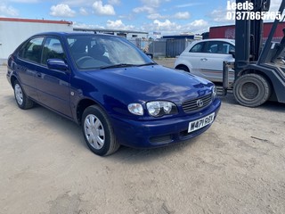Location: Leeds - 2000  TOYOTA COROLLA VVTI GS 5 Door Hatchback REG: W471RGX, 1398cc Petrol, 5 Speed Manual Petrol, Former Keepers: 3, Keys: Yes, MOT Expiry date: 12-10-2024