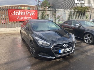 Location: Hayes - 2016 HYUNDAI I40 SE NAV CRDI BLUE DRIV 4 Door Saloon REG: EA66TNL, Keys: No, MOT Expiry date: 29/06/2026, 1685 Diesel, 7 Speed S-Auto Diesel, Former Keepers: 6