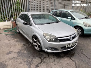 Location: Hayes - 2007 VAUXHALL ASTRA SRI+ 3 Door Hatchback REG: KB57HXM, Keys: No, MOT Expiry date: 12/11/2025, 1796 Petrol, 5 Speed Manual Petrol, Former Keepers: 11