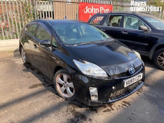 Location: Hayes - 2009 TOYOTA PRIUS T SPIRIT VVT-I CVT 5 Door Hatchback REG: KU59CZY, Keys: No, MOT Expiry date: 23/08/2025, 1797 Hybrid Electric, Variable 1 Speed Auto Petrol/E, Former Keepers: 11