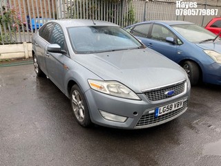 Location: Hayes - 2008 FORD MONDEO TITANIUM TDCI 125 5 Door Hatchback REG: LG58VBV, Keys: No, MOT Expiry date: 14/05/2025, 1753 Diesel, 6 Speed Manual Diesel, Former Keepers: 6